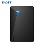忆捷（EAGET）G20 4TB移动硬盘大容量高速传输USB3.0手机电脑硬盘外置机械储存硬盘 黑色 标配