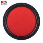 晨光(M&G) 4个/盒 文具小号红色秒干印台70mm财务专用水性颜料印泥AYZ97523