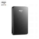 爱国者（aigo）移动硬盘 500GB USB3.0 2.5英寸机械硬盘兼容Mac HD809黑色 高速传输轻薄便携 读速120MB/s