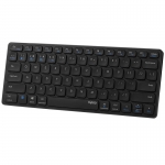 雷柏（Rapoo） E9050G 无线蓝牙键盘 办公键盘 超薄便携键盘 充电键盘 78键紧凑键盘 平板ipad键盘 深灰色