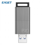 忆捷 （EAGET） F90 64g U盘 USB3.0高速金属推拉式车载商务优盘 防尘 防水防震商用